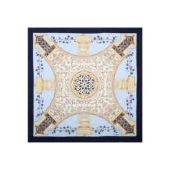FOULARD IN SETA 90 BLU Divinita’