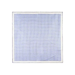 FOULARD IN SETA 90 BLU Small flower ispiration