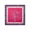 FOULARD IN SETA 90 FUCSIA L'albero della vita