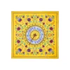 FOULARD IN SETA 90 GIALLO Un'estate caprese