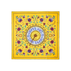 FOULARD IN SETA 90 GIALLO Un'estate caprese