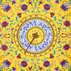 FOULARD IN SETA 90 GIALLO Un'estate caprese