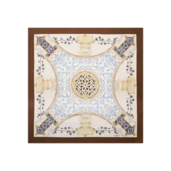 FOULARD IN SETA 90 MARRONE CHIARO Divinita’