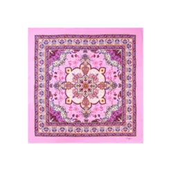 FOULARD IN SETA 90 ROSA Mediterranean vibes