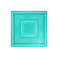 FOULARD IN SETA 65 VERDE CHIARO Eleganza a pois