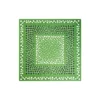 FOULARD IN SETA 65 VERDE OLIVA Eleganza a pois