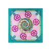 FOULARD IN SETA 90 VERDE Timeless morning