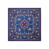 FOULARD IN SETA 90 VIOLA Elefanti portafortuna