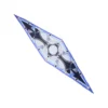 FOULARD ROMBO IN SETA BLU Collezione lucky charm