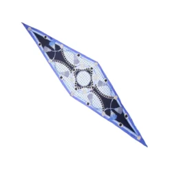 FOULARD ROMBO IN SETA BLU Collezione lucky charm