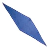 FOULARD ROMBO IN SETA BLU Microfantasia fiore