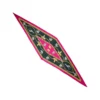 FOULARD ROMBO IN SETA FUCSIA Collezione lucky charm