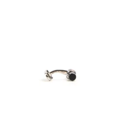 GEMELLI DA POLSO BARRETTA CON ONICE In argento