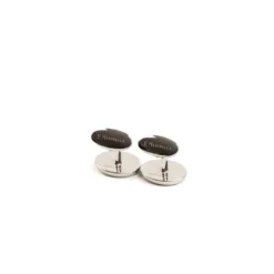 GEMELLI DA POLSO CON ONICE OVALI In argento