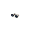 GEMELLI DA POLSO IN ARGENTO BLUCon microfantasia fiore