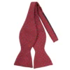 PAPILLON DA ANNODARE IN SETA BORDEAUX Microfantasia fiore