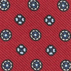 PAPILLON DA ANNODARE IN SETA BORDEAUX Microfantasia fiore