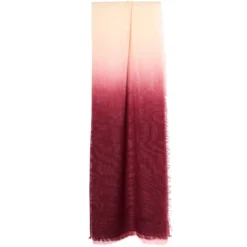 PASHMINA FUCSIA E ROSA CHIARO EFFETTO SFUMATO In cashmere