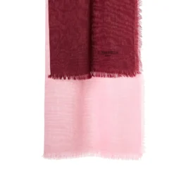 PASHMINA FUCSIA E ROSA CHIARO EFFETTO SFUMATO In cashmere