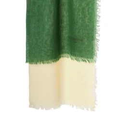 PASHMINA VERDE EFFETTO SFUMATO In cashmere