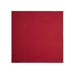 POCHETTE DA TASCHINO IN SETA STAMPATA A MANO BORDEAUX Pois