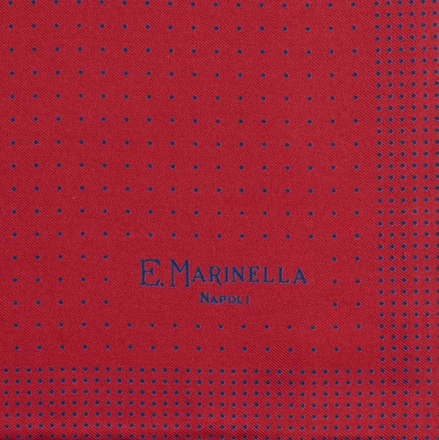 POCHETTE DA TASCHINO IN SETA STAMPATA A MANO BORDEAUX Pois