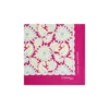 POCHETTE DA TASCHINO IN SETA STAMPATA A MANO FUCSIA Fantasia archivio 1975