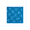 POCHETTE DA TASCHINO IN SETA STAMPATA A MANO BLU MEDIO Microfantasia fiore