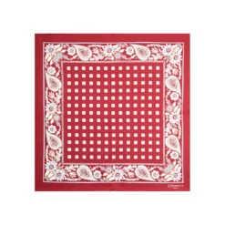 POCHETTE DA TASCHINO IN SETA STAMPATA A MANO BORDEAUX Macrofantasia fiore