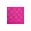 POCHETTE DA TASCHINO IN SETA STAMPATA A MANO FUCSIA Microfantasia fiore