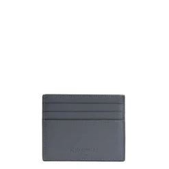 PORTACARTE DI CREDITO IN PELLE GRIGIO SCURO 7 scomparti