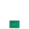 PORTACARTE DI CREDITO PICCOLO VERDE In pelle liscia