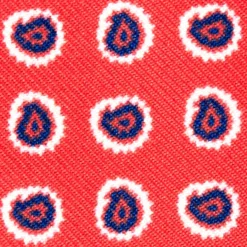 PORTACARTE DI CREDITO SETA E PELLE ROSSO 5 scomparti