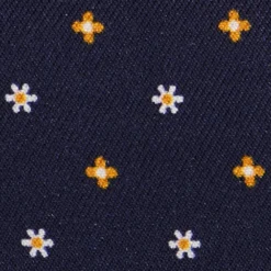 PORTACARTE DI CREDITO SETA E PELLE BLU SCURO 5 scomparti