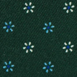 PORTACARTE DI CREDITO SETA E PELLE VERDE SCURO 5 scomparti