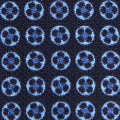 PORTACARTE PIEGHEVOLE IN SETA PELLE BLU SCURO 10 scomparti