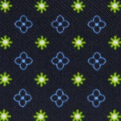 PORTACARTE PIEGHEVOLE IN SETA PELLE BLU SCURO 10 scomparti