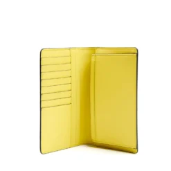 PORTAFOGLIO GRANDE GIALLO In pelle liscia