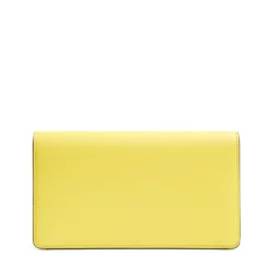 PORTAFOGLIO GRANDE GIALLO In pelle liscia