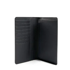 PORTAFOGLIO GRANDE NERO In pelle liscia