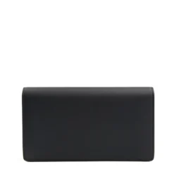 PORTAFOGLIO GRANDE NERO In pelle liscia