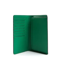 PORTAFOGLIO GRANDE VERDE In pelle liscia