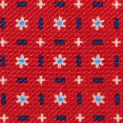 PORTAFOGLIO PICCOLO ROSSO In seta e pelle