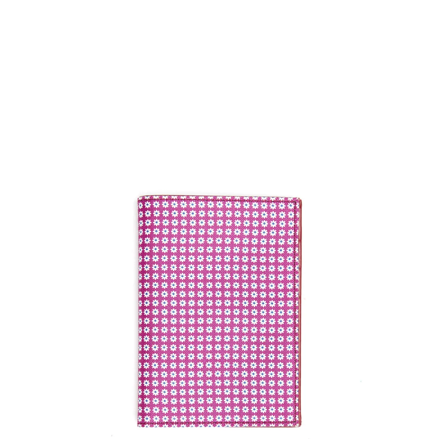 PORTAFOGLIO VERTICALE FUCSIA In seta e pelle