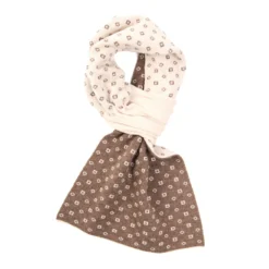 SCALDACOLLO BEIGE MICROFANTASIA In cashmere