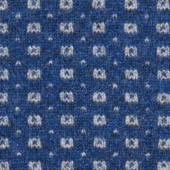 SCALDACOLLO BLU MICROFANTASIA In cashmere
