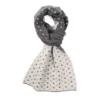 SCALDACOLLO GRIGIO SCURO MICROFANTASIA In cashmere