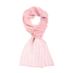 SCALDACOLLO ROSA MICROFANTASIA In cashmere
