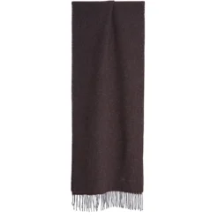 SCIARPA COLOR MARRONE SCURO In cashmere
