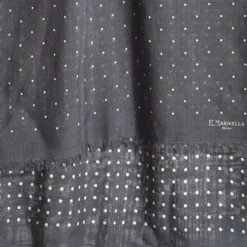 SCIARPA GRIGIO SCURO IN LANA E SETA Pois